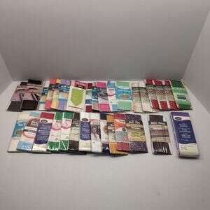 Lot of 32 Wrights Bias Hem Tape Seam Blanket Binding Baby Rick Rack Piping